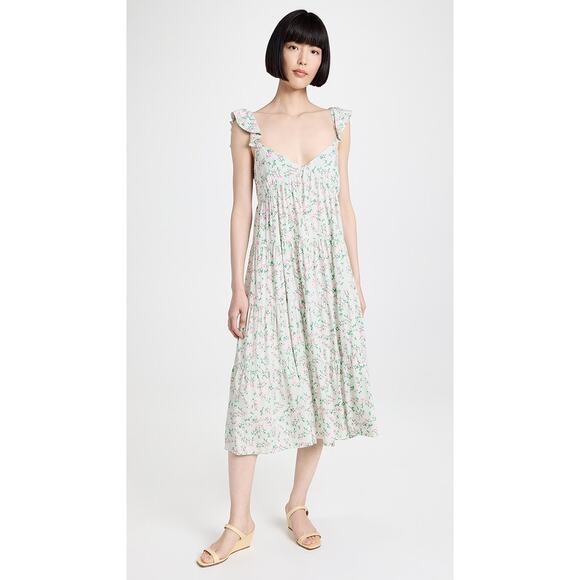 Sokie Collective The Summer Flutter Dress Size Medium - Picture 5 of 7